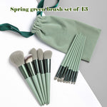 Spring Green Brush Set Of 13