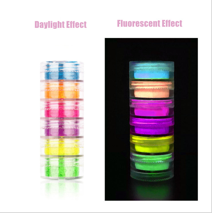 
            
                Load image into Gallery viewer, Fluorescent Powder 6-Color Set
            
        