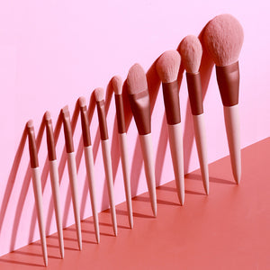 
            
                تحميل الصورة إلى عارض المعرض، Rose Makeup Brush Set Of 10
            
        