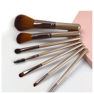 Makeup Brushes And Container